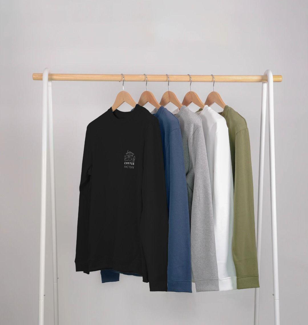 Men's Crew Neck Sweater Black - Image 3