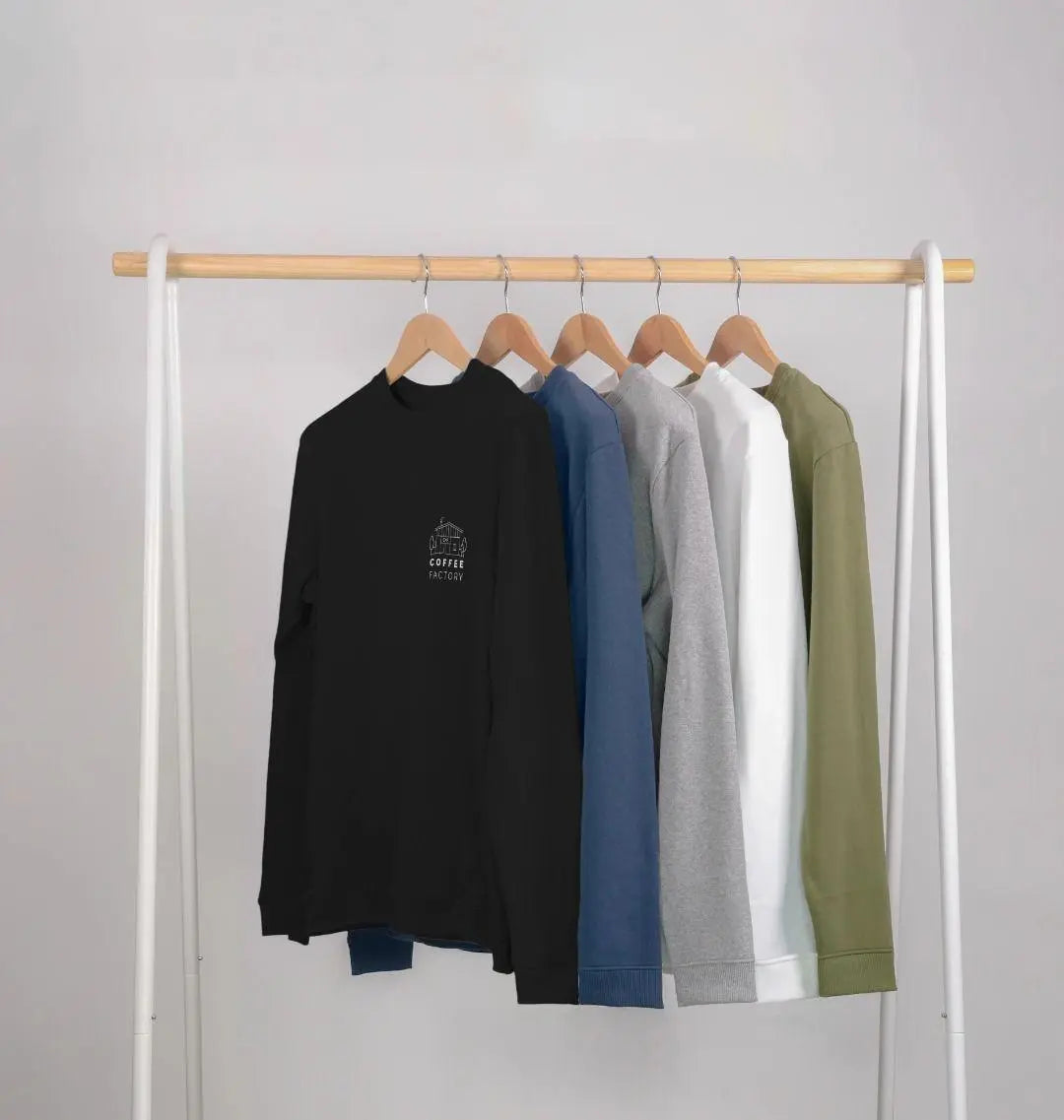 Men's Crew Neck Sweater Black - Image 3