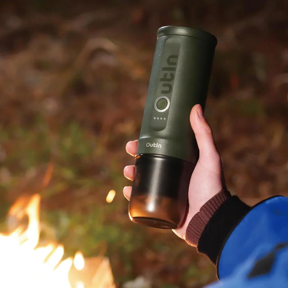 OutIn Nano Portable Espresso Machine (Forest Green) - 8