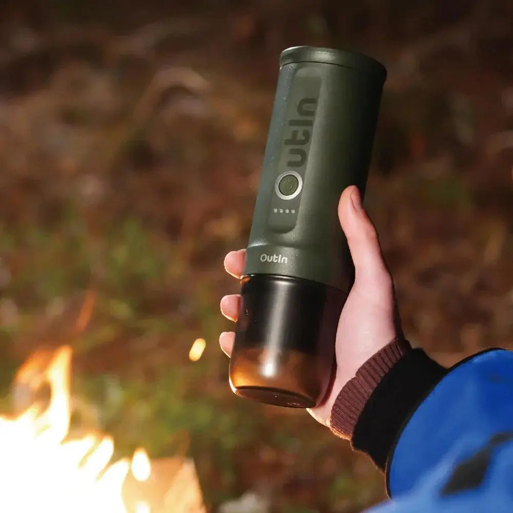 OutIn Nano Portable Espresso Machine (Forest Green) OutIn