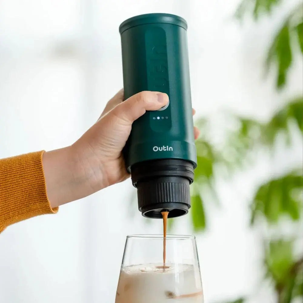 OutIn Nano Portable Espresso Machine (OutIn Teal) OutIn