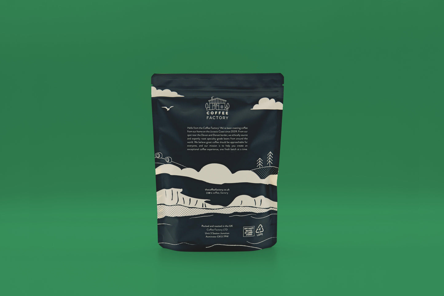 Brazil Monteiro Lobato Coffee Pouch Back