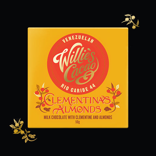 CLEMENTINA’S ALMONDS, MILK CHOCOLATE BAR