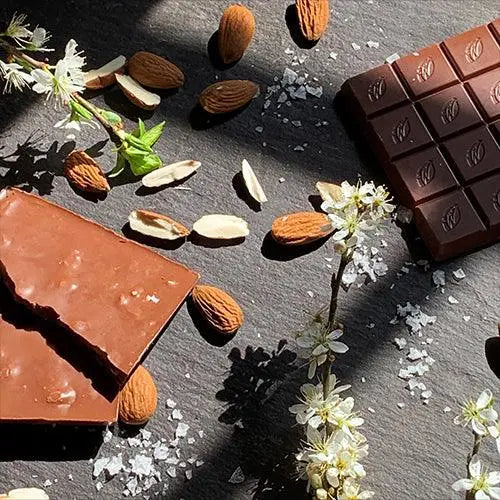 SEA KISSED ALMOND, MILK CHOCOLATE BAR Coffee Factory