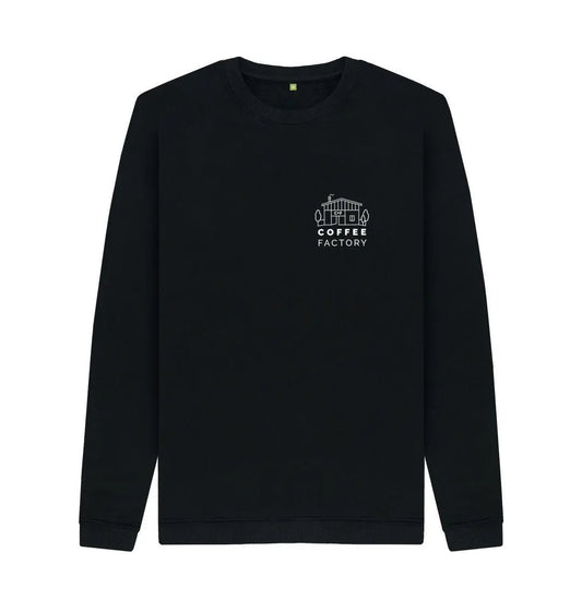 Men's Crew Neck Sweater Black - Image 2