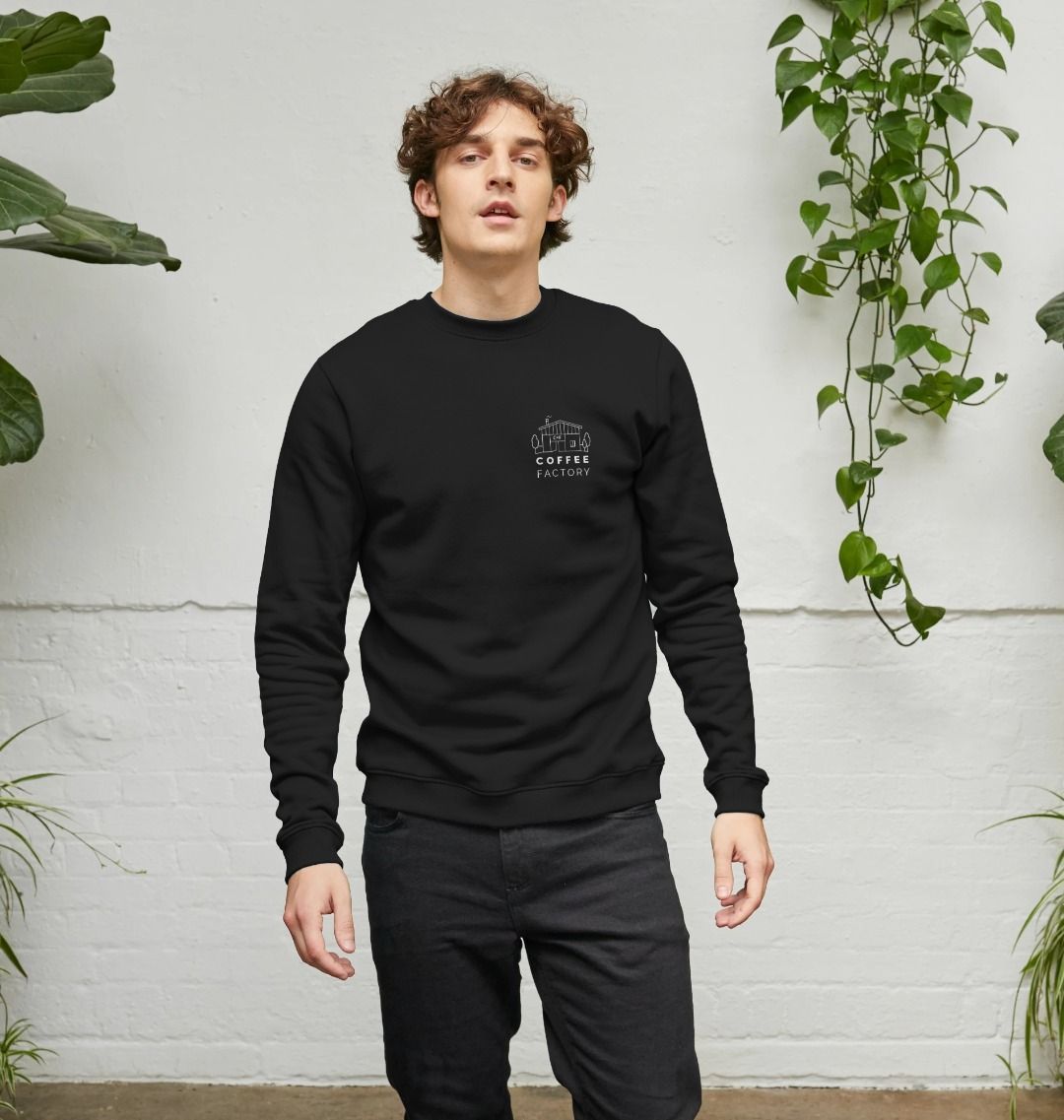 Men's Crew Neck Sweater Black