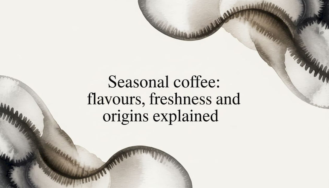Decorative watercolor frame for coffee article title