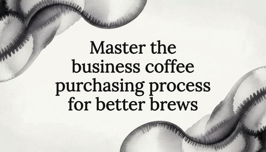 Editorial watercolor frame for business coffee title card