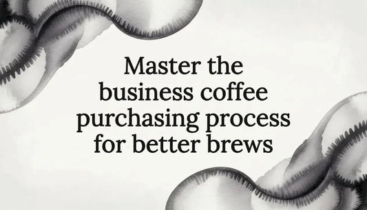 Editorial watercolor frame for business coffee title card