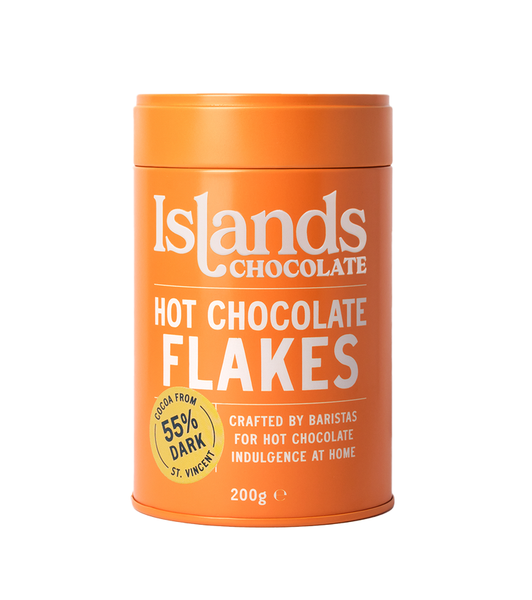 islands chocolate 55 dark flakes 200g