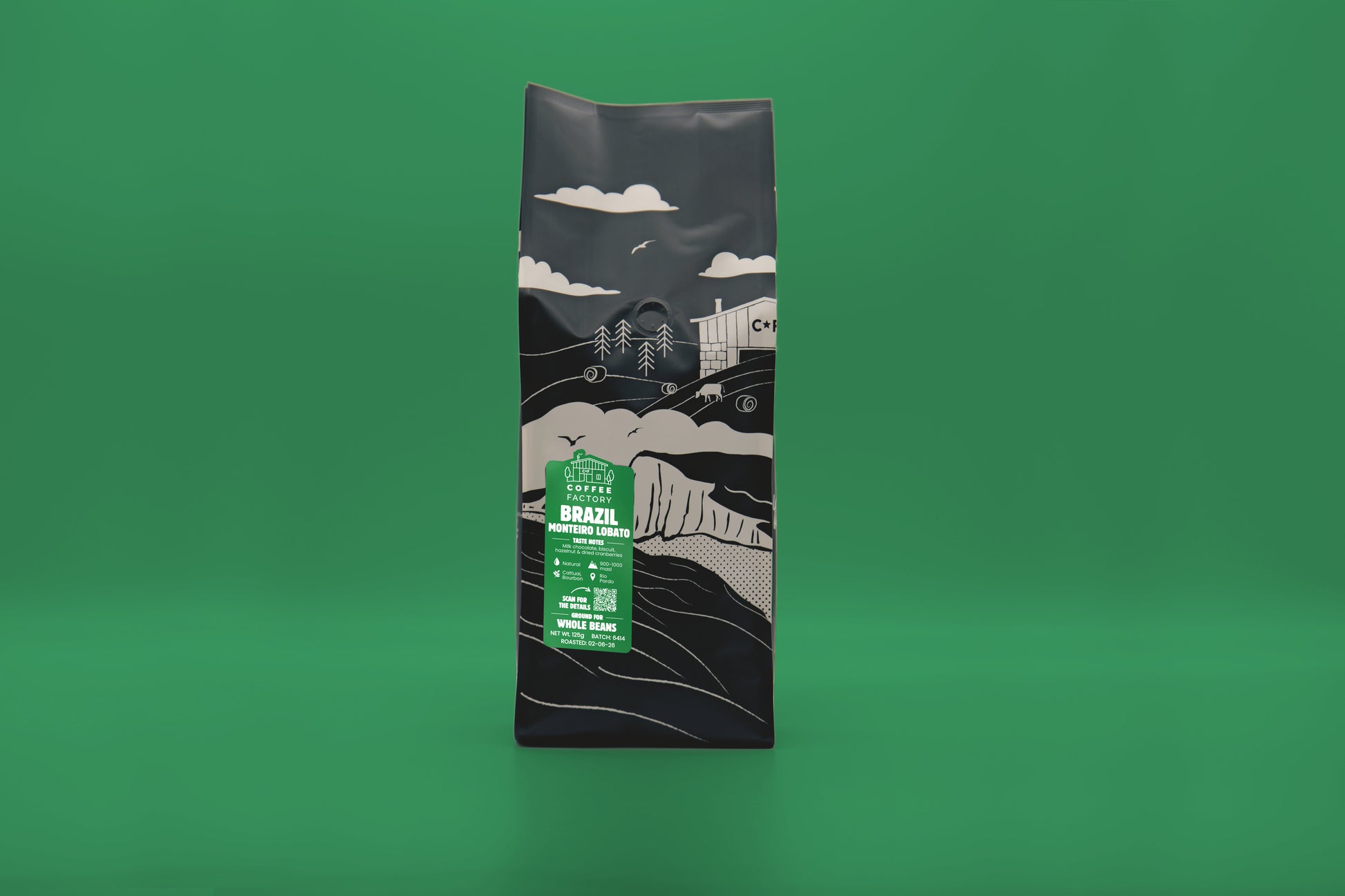 Brazil Monteiro Lobato Coffee Bag Front