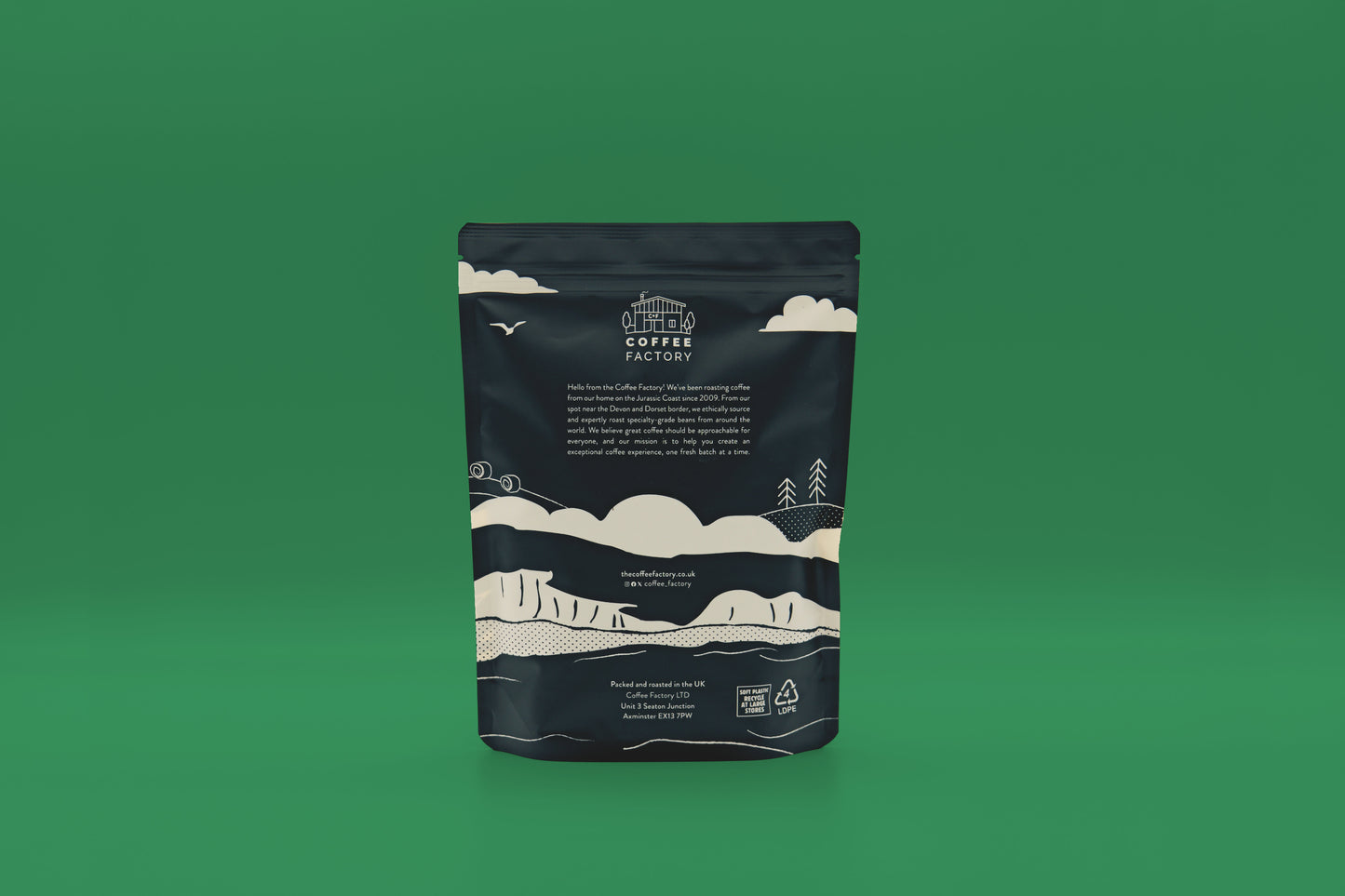 Brazil Monteiro Lobato Coffee Pouch Back