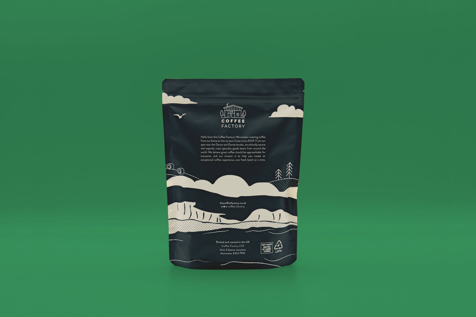 Brazil Monteiro Lobato Coffee Pouch Back