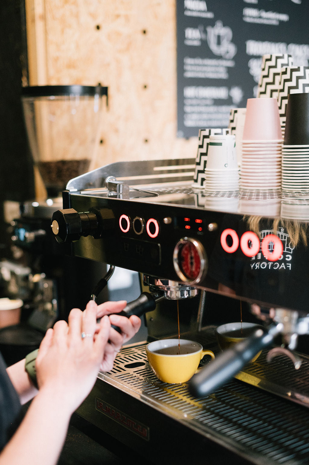 Coffee equipment for hospitality businesses