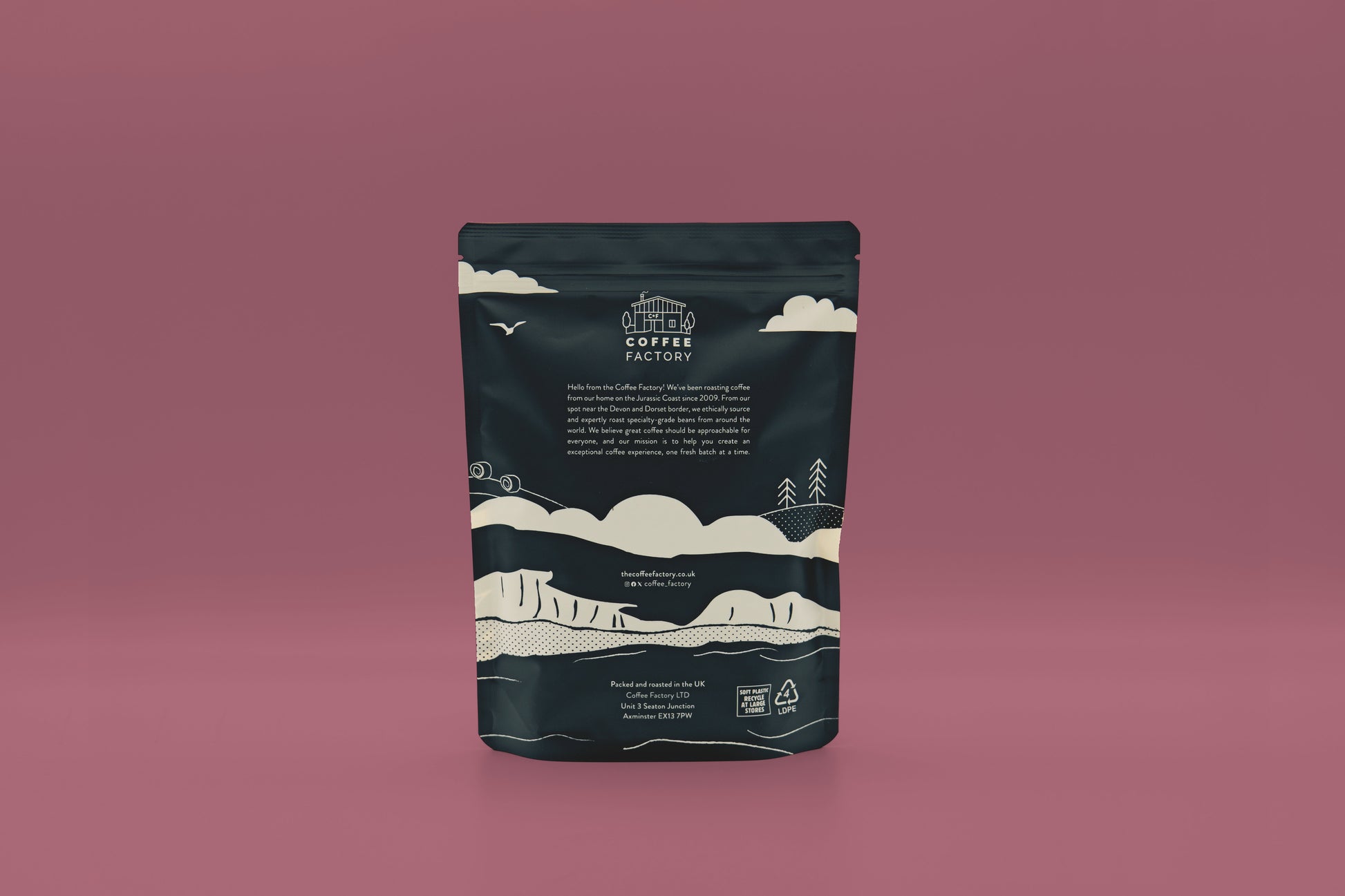Ethiopia Taferi Kela Coffee Pouch Back