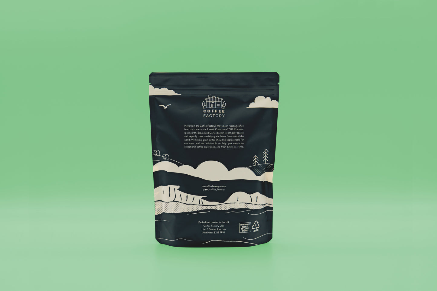 Mexico Cristal Coffee Pouch Back