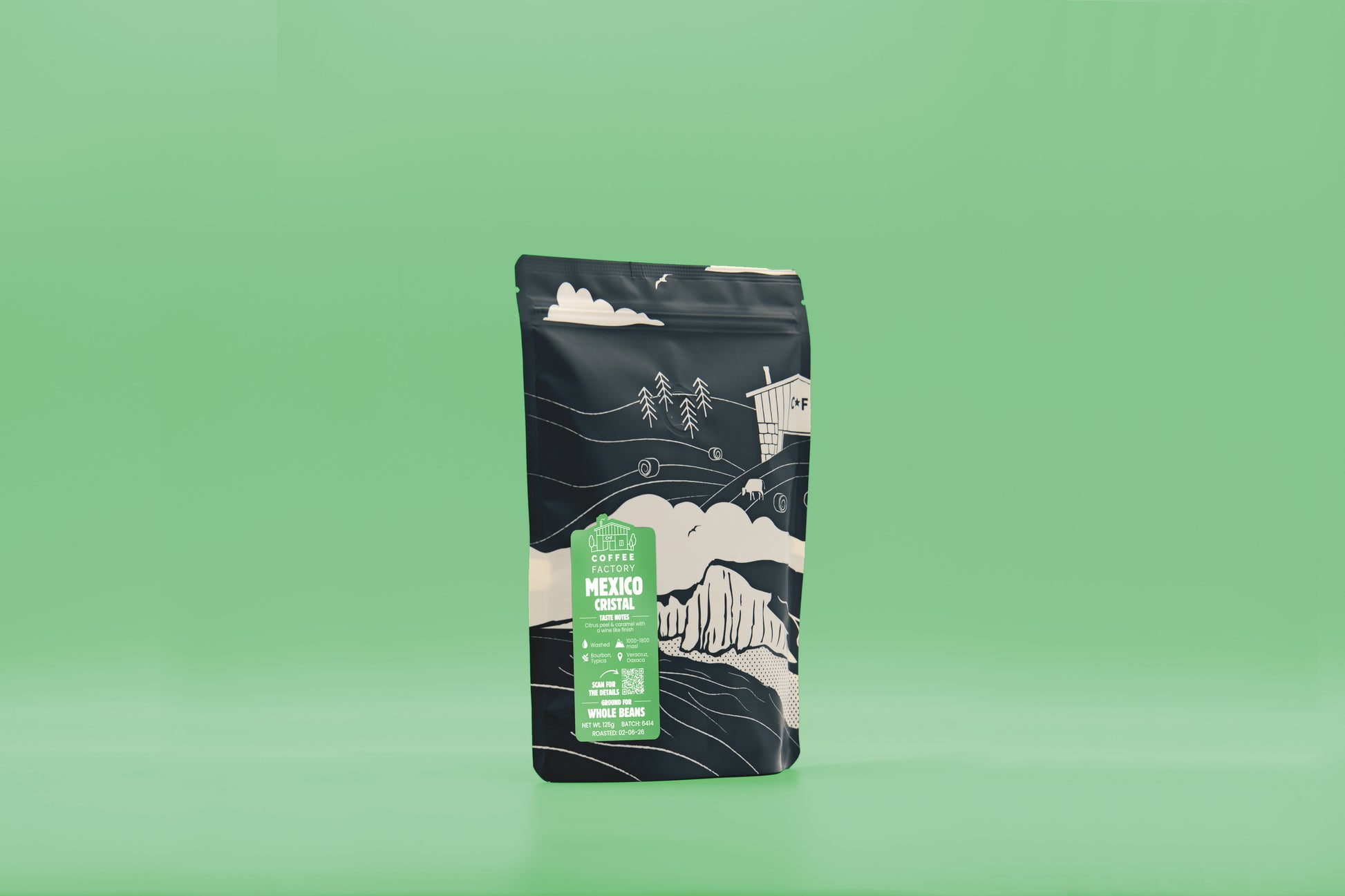 Mexico Cristal Coffee Pouch Side