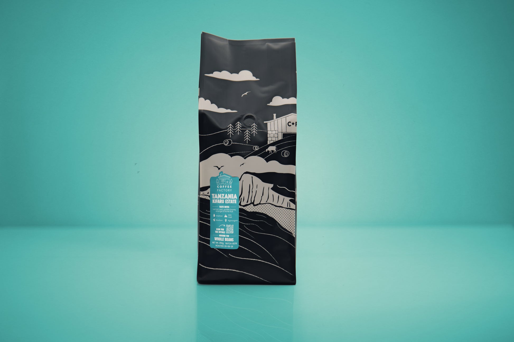 Tanzania Kifaru Estate 1kg bag of freshly roasted single origin coffee