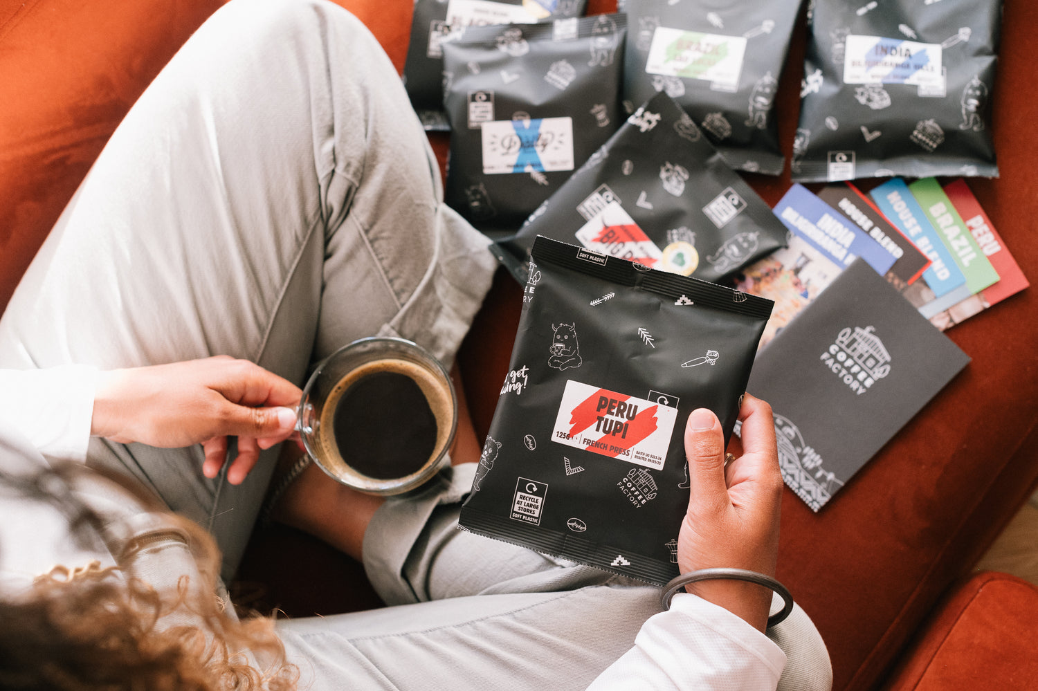 The Coffee Factory coffee bags and subscription boxes